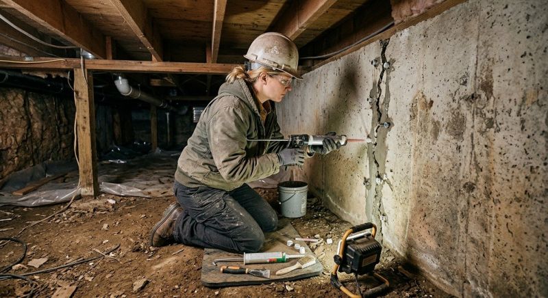 Basement Foundation Repair in Cotuit, MA