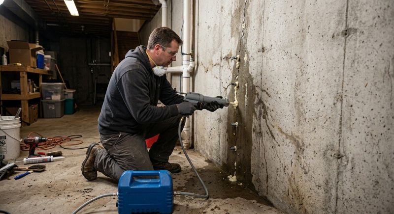 Basement Foundation Repair in Hyannis, MA