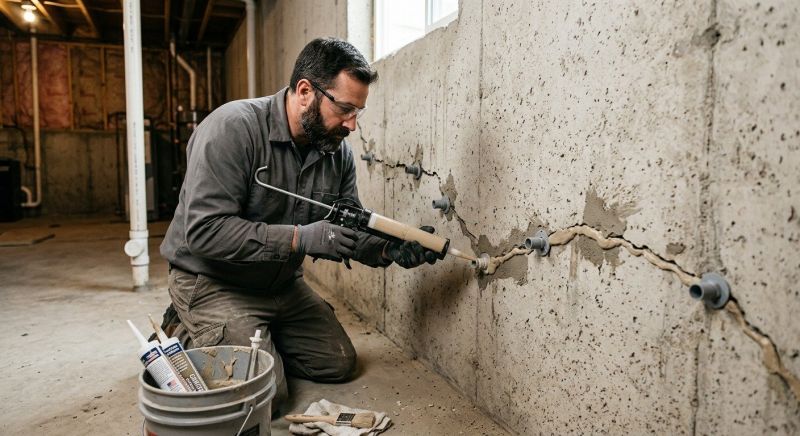 Basement Foundation Repair in Wellfleet, MA