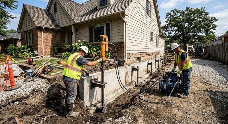 Basement Stabilization in Hyannis, MA