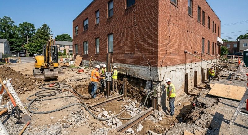 Building Foundation Repair in Buzzards Bay, MA
