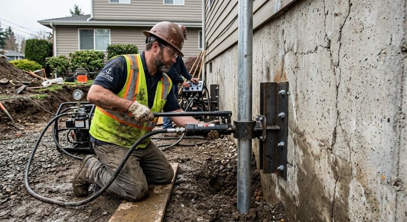 Concrete Foundation Leveling in Plymouth, MA