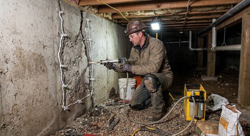 Crawlspace Foundation Repair in Cotuit, MA