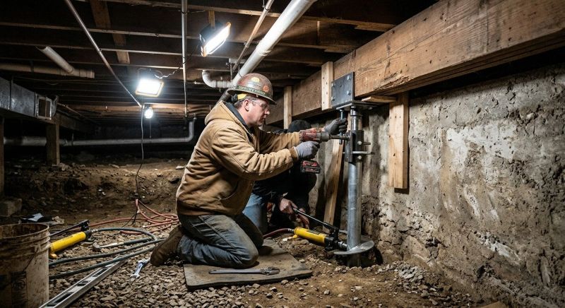 Crawlspace Foundation Repair in East Falmouth, MA