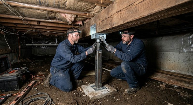 Crawlspace Foundation Repair in Marstons Mills, MA