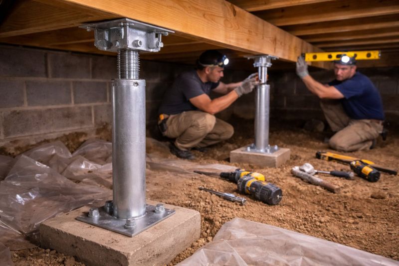 Crawlspace Structural Repair in Hyannis, MA