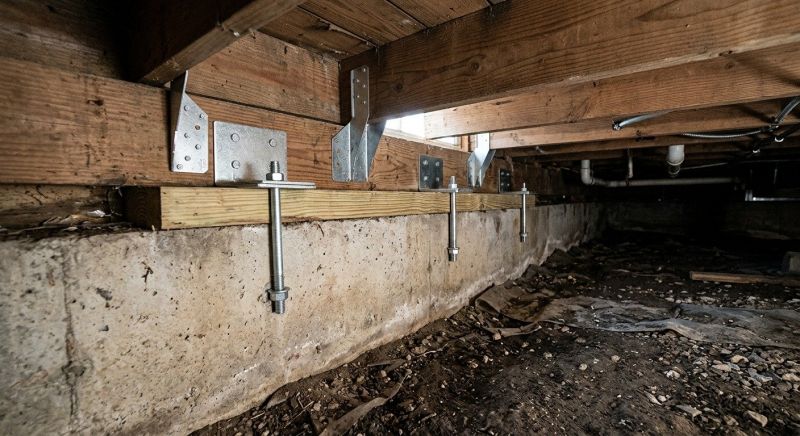 Crawlspace Structural Repair in Hyannis, MA