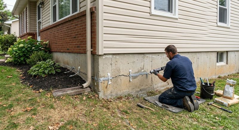 Foundation Crack Sealing in Hyannis, MA