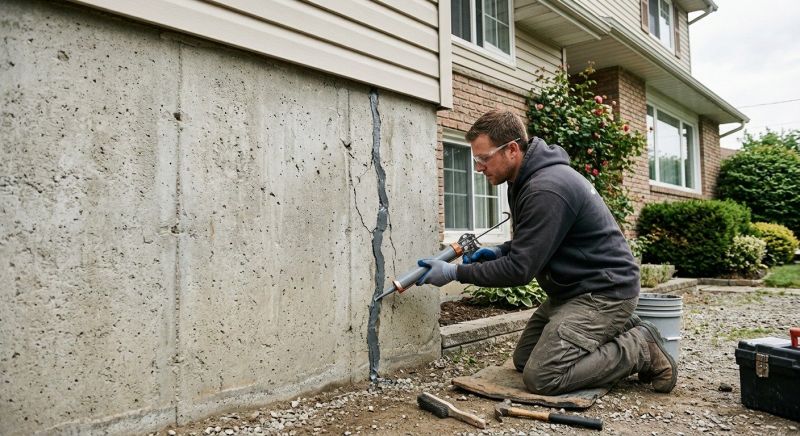Foundation Crack Sealing in Hyannis, MA