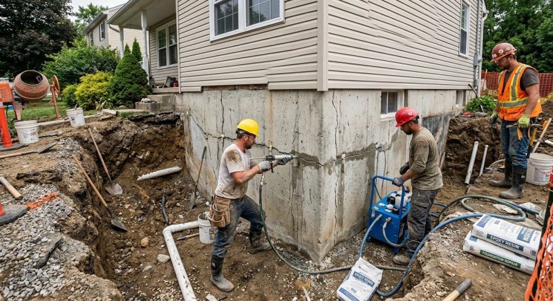 Foundation Cracks Repair in Hyannis, MA