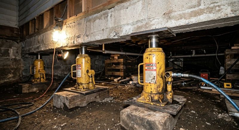 Foundation Jacking in Cotuit, MA