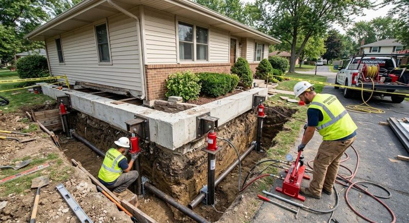 Foundation Jacking in Eastham, MA