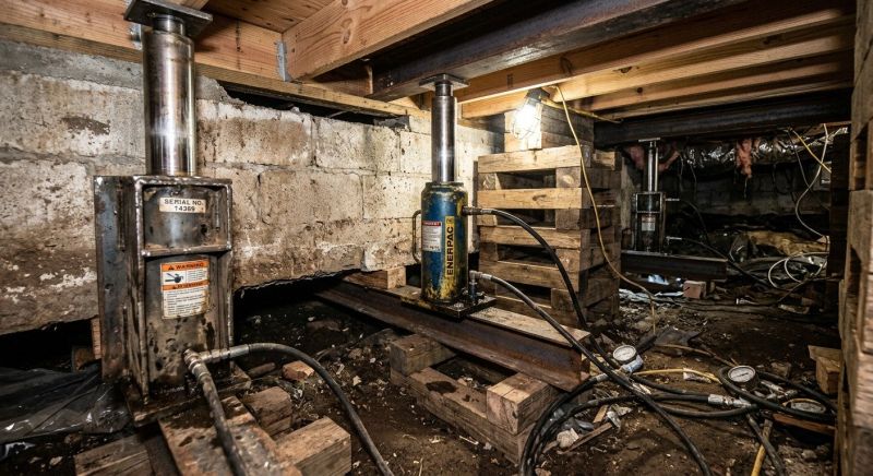 Foundation Jacking in Edgartown, MA