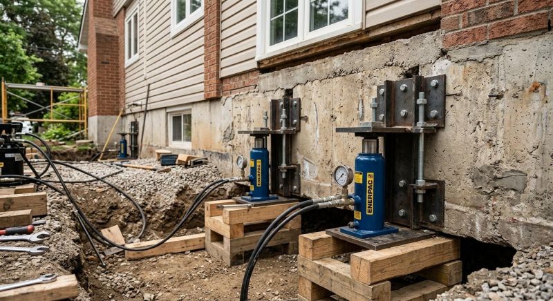 Foundation Jacking in Harwich, MA