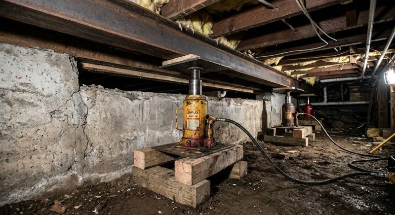 Foundation Jacking in Harwich, MA
