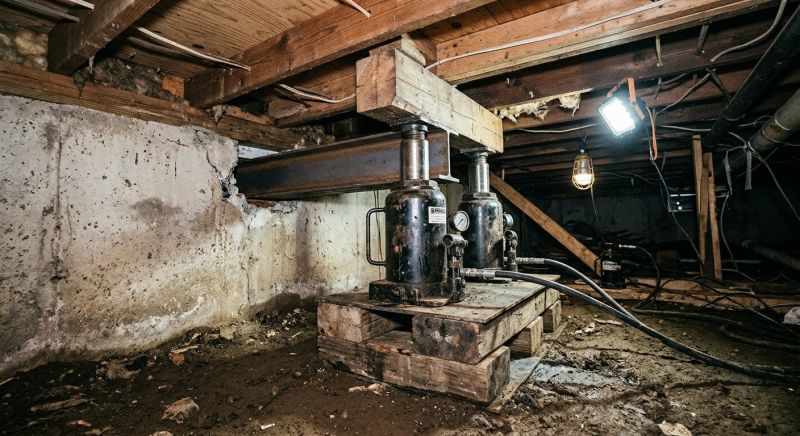 Foundation Jacking in Hyannis, MA
