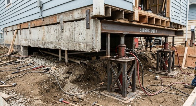 Foundation Jacking in Marion, MA