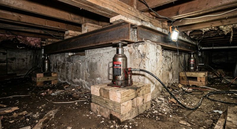 Foundation Jacking in Mashpee, MA