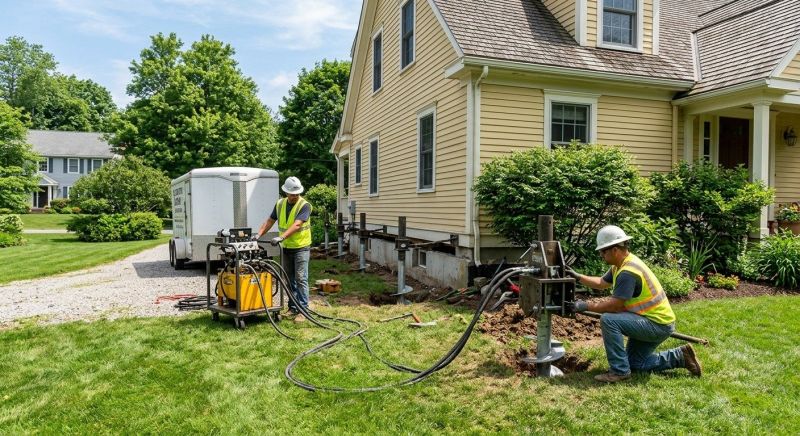 Foundation Lifting in Edgartown, MA