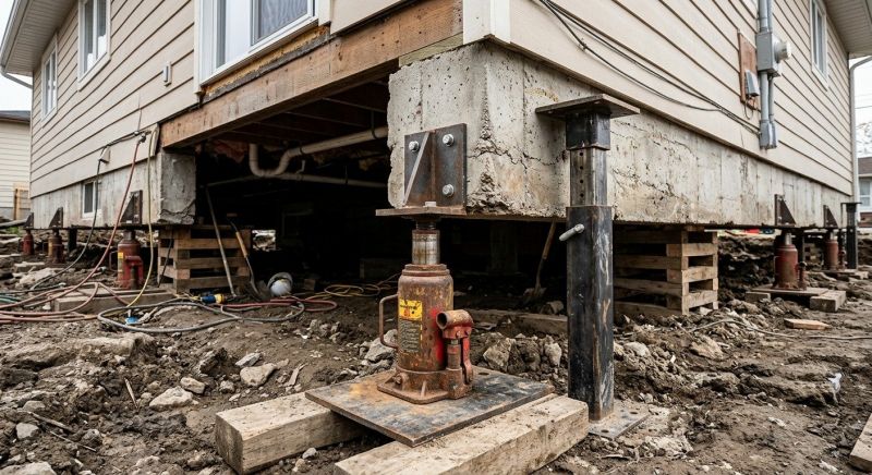 Foundation Lifting in Marstons Mills, MA