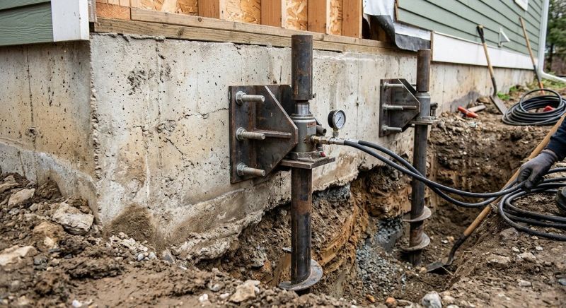 Foundation Pier Leveling in Hyannis, MA