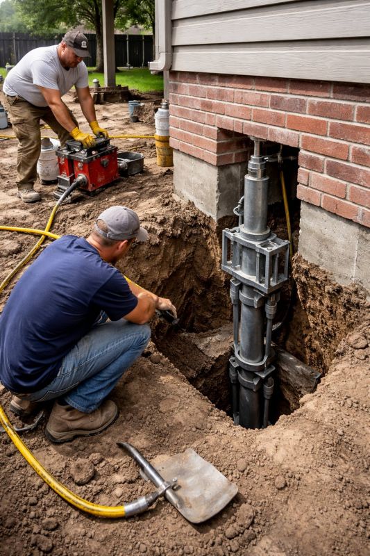 Foundation Pier Repair in Hyannis, MA