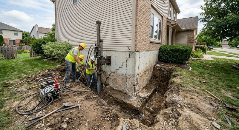 Foundation Stabilizing in Cotuit, MA