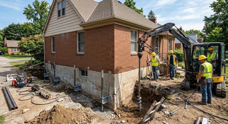 Foundation Stabilizing in East Falmouth, MA