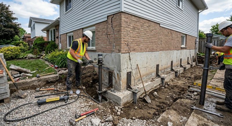 Foundation Stabilizing in Marion, MA