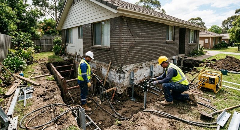 Foundation Stabilizing in Mashpee, MA
