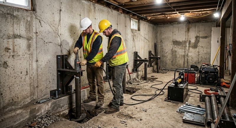 Foundation Stabilizing in South Dennis, MA