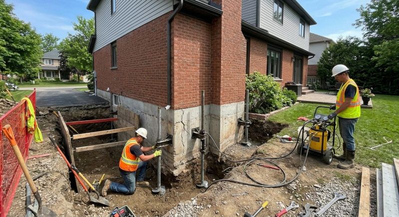 Foundation Underpinning in Hyannis, MA