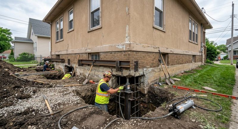 Foundation Underpinning in Hyannis, MA