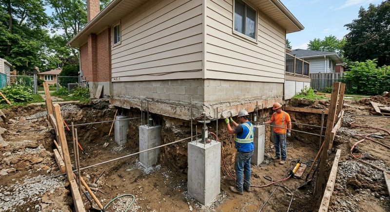House Underpinning in Hyannis, MA