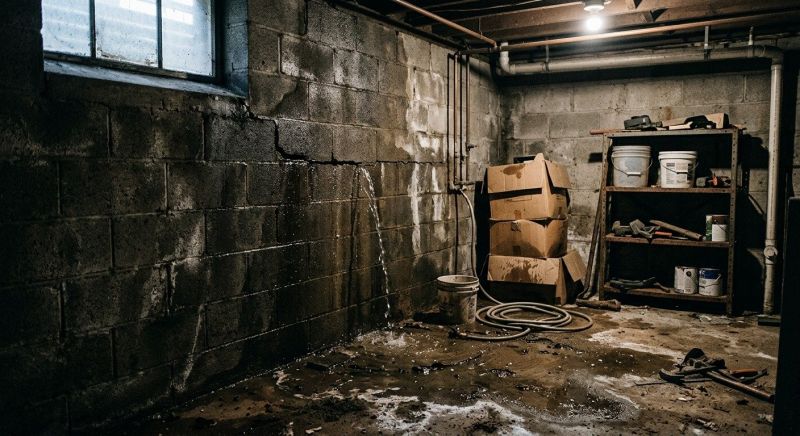 Leaking Foundation Repair in Hyannis, MA