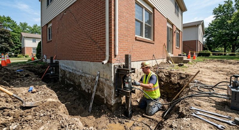Sinking Foundation Repair in North Truro, MA