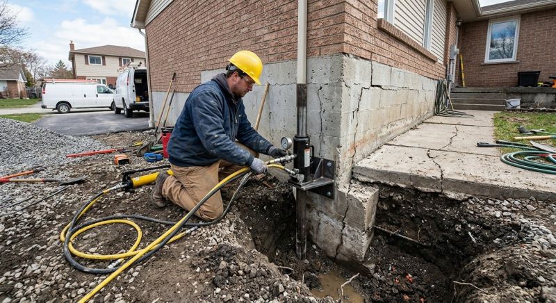 Sinking Foundation Repair in Wellfleet, MA