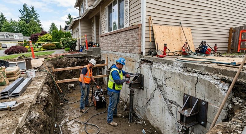 Structural Foundation Repair in Buzzards Bay, MA