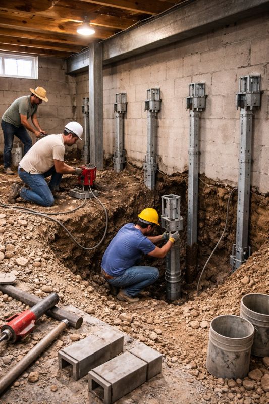 Structural Underpinning in Hyannis, MA