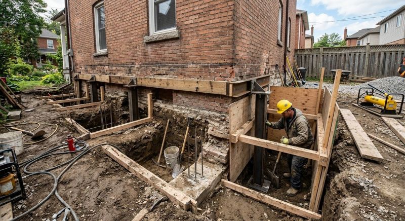 Structural Underpinning in Hyannis, MA