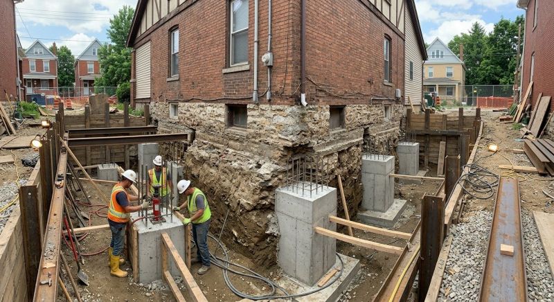 Structural Underpinning in Hyannis, MA